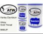 Preview: Harley-Davidson, White Gold Tricoat, 9860JP: 500ml Lackdose + 500ml Klarlack + 250ml Härter - Set, von ATW Autoteile West.